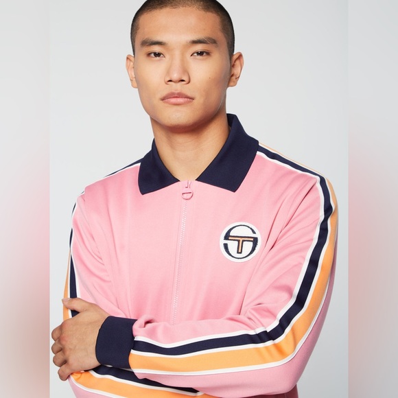 Sergio Tacchini MONTE TRACK JACKET ARCHIVIO- WILD ROSE pink Track suit set - Picture 3 of 14